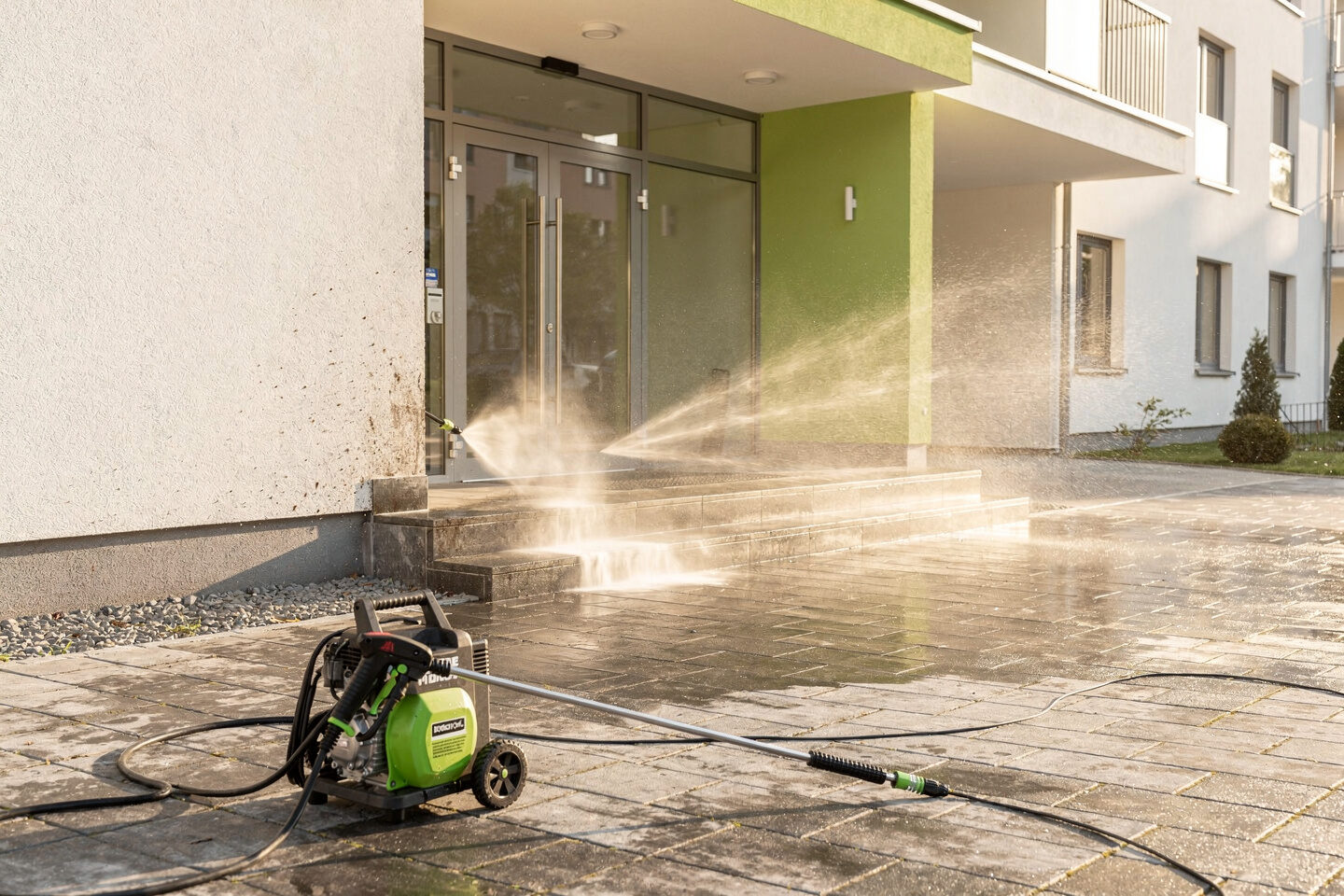Wohnanlagen reinigen – Gebäude- und Hausmeisterservice Baas